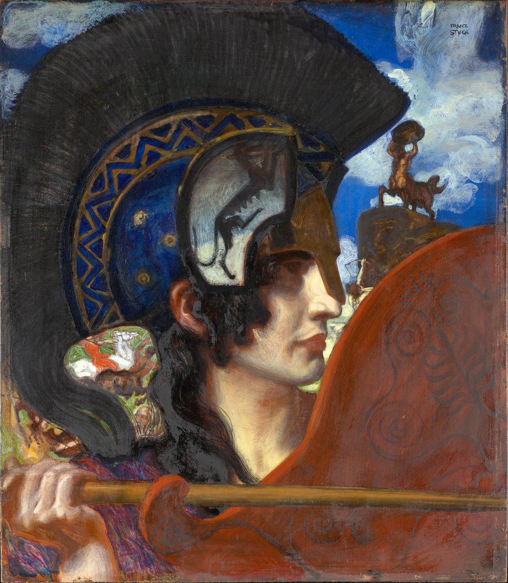 Franz von Stuck, Kämpfende Amazone