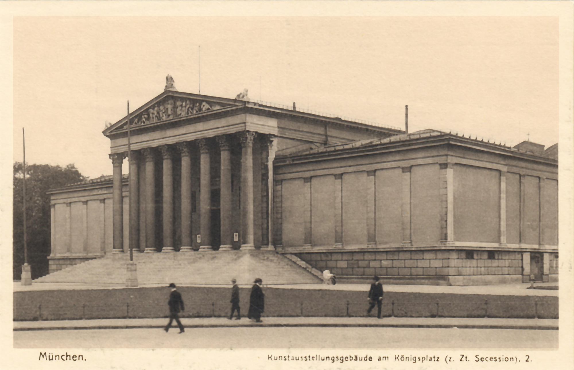 Ausstellungsgebaude am Königsplatz, 1909